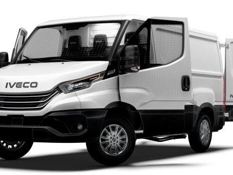 Iveco Daily Van L1H1 HQ Interior 2025 3D Model