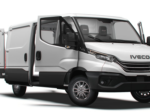 Iveco Daily Van L2H1 HQ Interior 2025 Model 3D
