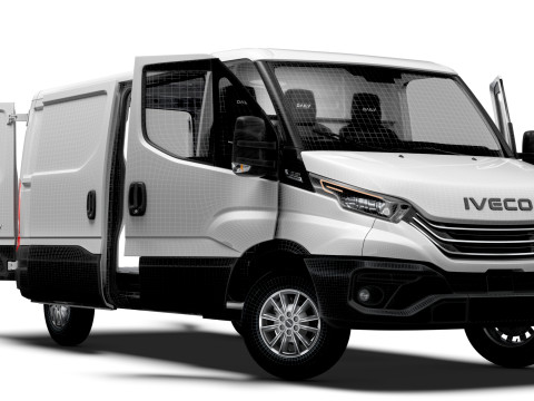 Iveco Daily Van L2H1 HQ Interior 2025 3D Модель
