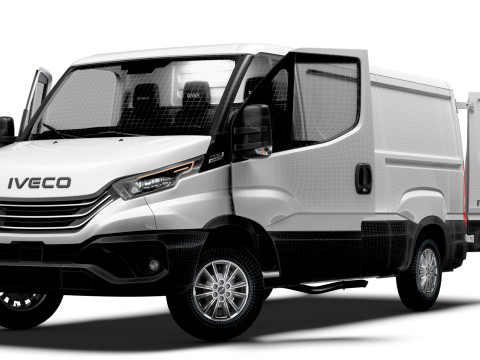 Iveco Daily Van L2H1 HQ Interior 2025 3D Модель