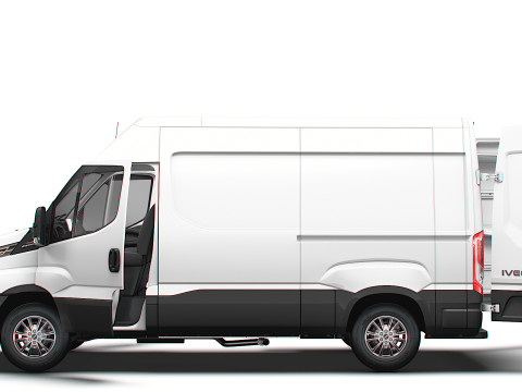 Iveco Daily Van L2H2 HQ Interior 2025 3D 模型