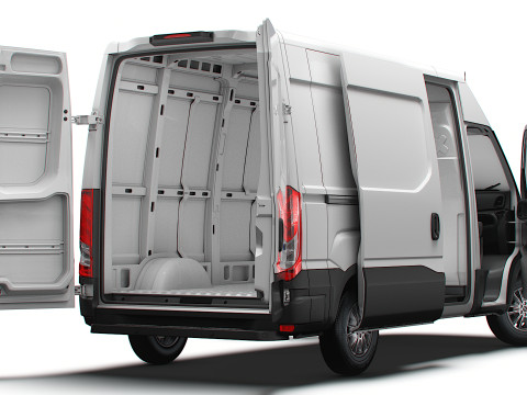 Iveco Daily Van L2H2 HQ Interior 2025 3D 模型
