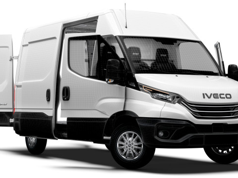 Iveco Daily Van L2H2 HQ Interior 2025 3D 模型