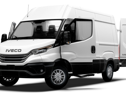 Iveco Daily Van L2H2 HQ Interior 2025 3D 模型