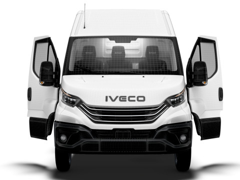 Iveco Daily Van L3H2 HQ Interior 2025 3D Model