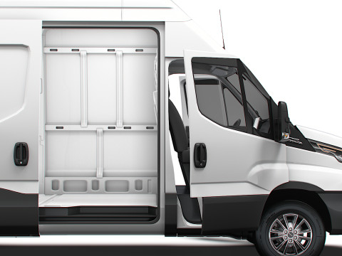 Iveco Daily Van L3H3 HQ Interior 2025 3D 모델