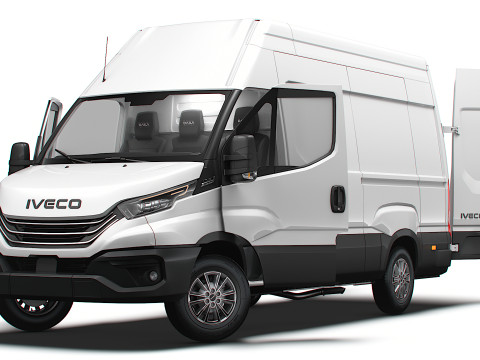 Iveco Daily Van L3H3 HQ Interior 2025 3D 모델