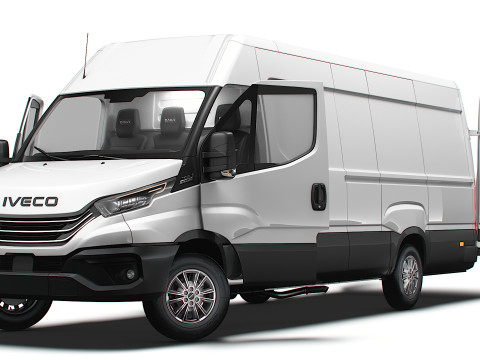 Iveco Daily Van L4H2 HQ Interior 2025 3D 모델