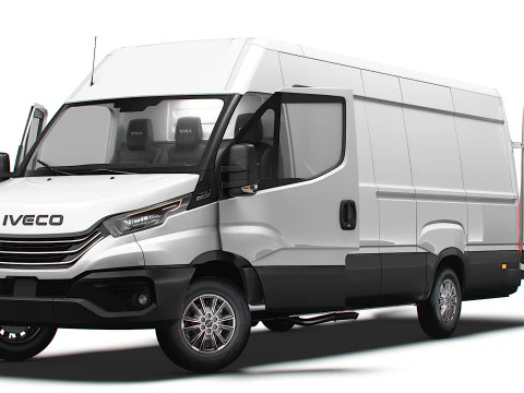 Iveco Daily Van L4H2 HQ Interior 2025 3D Model