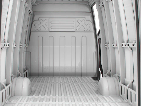 Iveco Daily Van L4H2 HQ Interior 2025 3D Model