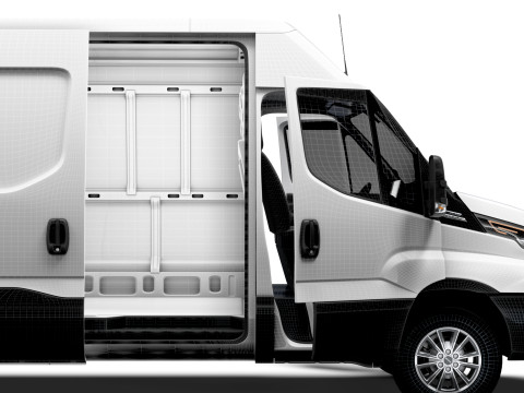 Iveco Daily Van L4H2 HQ Interior 2025 3D 모델