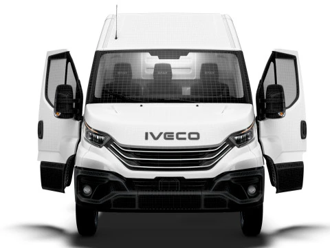 Iveco Daily Van L4H2 HQ Interior 2025 3D Model