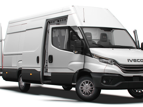 Iveco Daily Van L4H3 HQ Interior 2025 3D Model