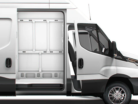 Iveco Daily Van L4H3 HQ Interior 2025 Modelo 3D