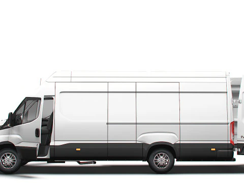Iveco Daily Van L4H3 HQ Interior 2025 Modelo 3D