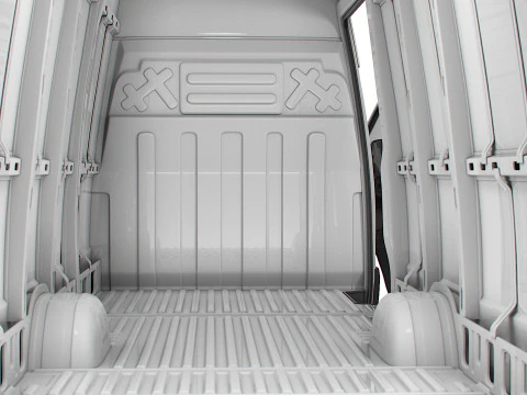 Iveco Daily Van L4H3 HQ Interior 2025 Modelo 3D