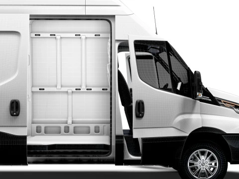 Iveco Daily Van L4H3 HQ Interior 2025 Modelo 3D
