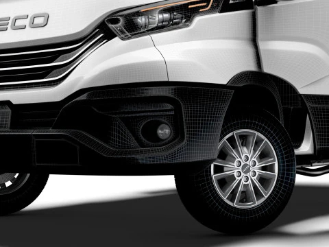 Iveco Daily Van L4H3 HQ Interior 2025 Modelo 3D
