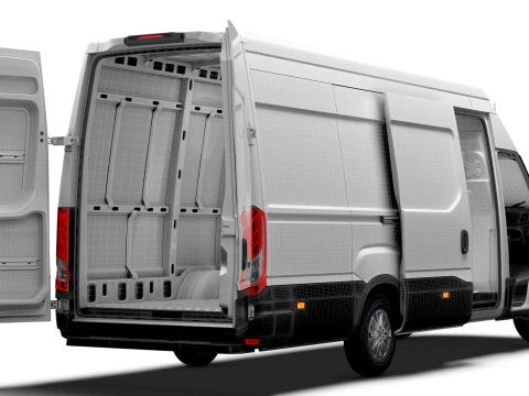 Iveco Daily Van L4H3 HQ Interior 2025 Modelo 3D