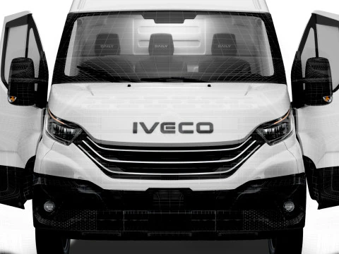 Iveco Daily Van L4H3 HQ Interior 2025 Modelo 3D