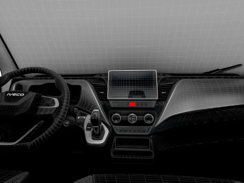 Iveco Daily Van L4H3 HQ Interior 2025 Modelo 3D