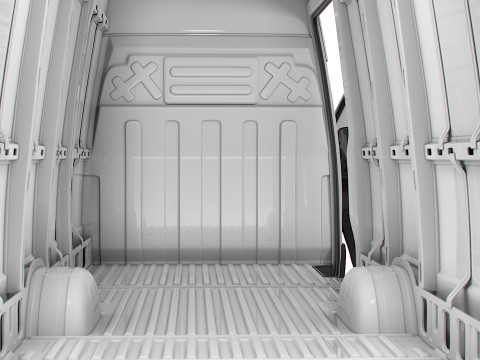 Iveco Daily Van L5H2 HQ Interior 2025 3D 模型