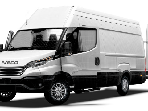 Iveco Daily Van L5H2 HQ Interior 2025 3D 模型