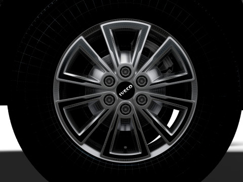 Iveco Daily Van L5H2 HQ Interior 2025 3D 模型