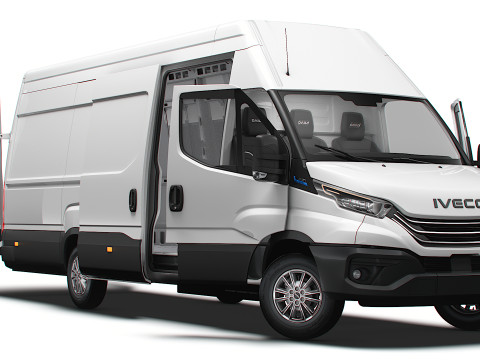 Iveco Daily Van L5H3 HQ Interior 2025 3D Model