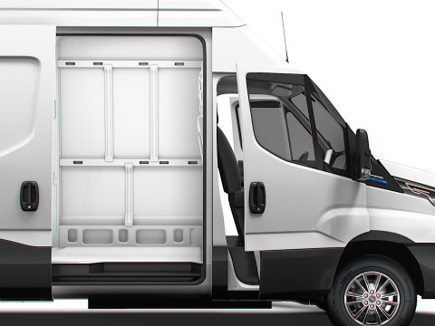 Iveco Daily Van L5H3 HQ Interior 2025 3D Model