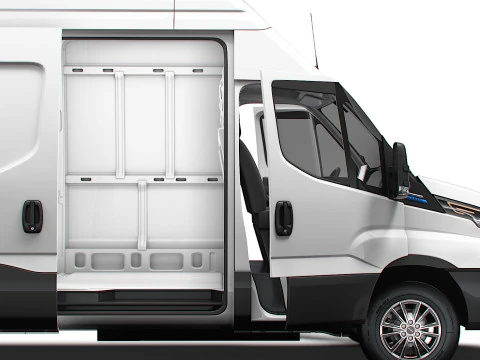 Iveco Daily Van L5H3 HQ Interior 2025 3D Model