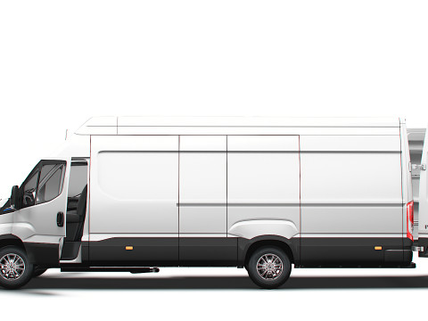 Iveco Daily Van L5H3 HQ Interior 2025 3D Model