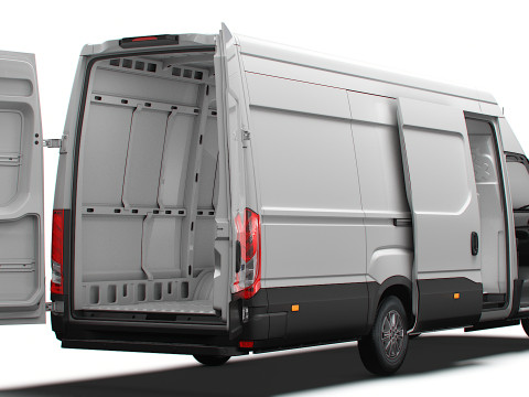 Iveco Daily Van L5H3 HQ Interior 2025 3D Model
