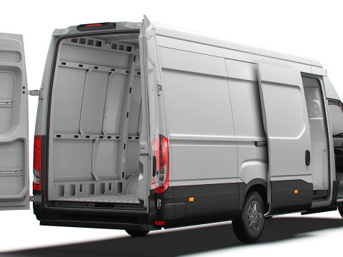 Iveco Daily Van L5H3 HQ Interior 2025 3D Model