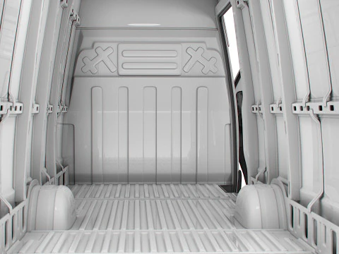 Iveco Daily Van L5H3 HQ Interior 2025 3D Model