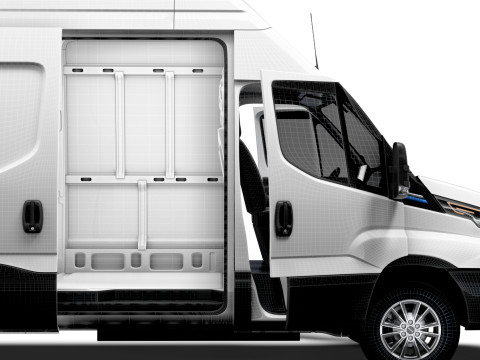 Iveco Daily Van L5H3 HQ Interior 2025 3D Model