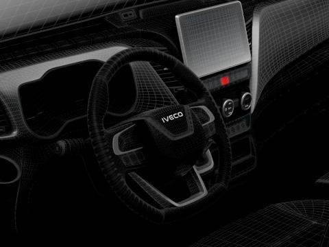 Iveco Daily Van L5H3 HQ Interior 2025 3D Model