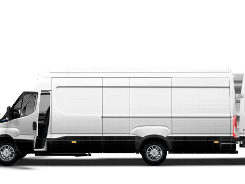 Iveco Daily Van L5H3 HQ Interior 2025 3D Model