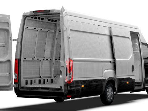 Iveco Daily Van L5H3 HQ Interior 2025 3D Model