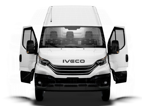 Iveco Daily Van L5H3 HQ Interior 2025 3D Model
