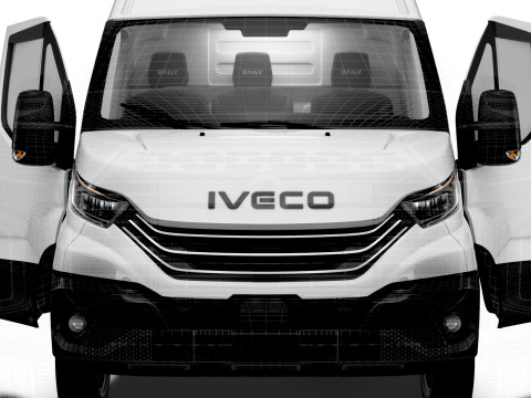 Iveco Daily Van L5H3 HQ Interior 2025 3D Model