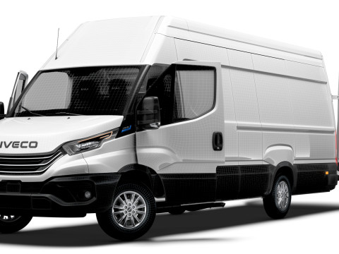 Iveco Daily Van L5H3 HQ Interior 2025 3D Model