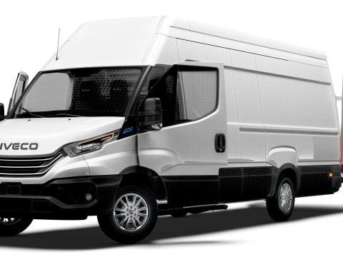 Iveco Daily Van L5H3 HQ Interior 2025 3D Model