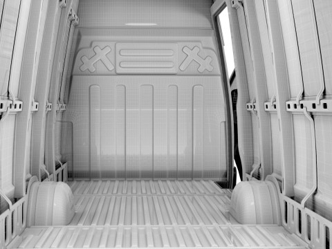 Iveco Daily Van L5H3 HQ Interior 2025 3D Model