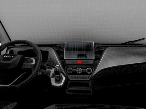Iveco Daily Van L5H3 HQ Interior 2025 3D Model