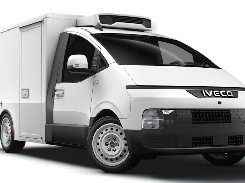 Iveco eMoovy Refrigerator 2024 3D Model