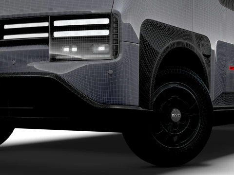 BYD E Vali LWB 2025 3D Model