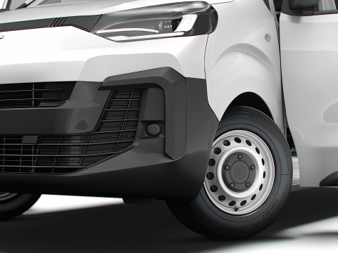 Fiat Scudo CombiVan L3 HQ Interior 2025 Modello 3D