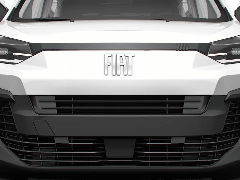 Fiat Scudo CombiVan L3 HQ Interior 2025 3D Model