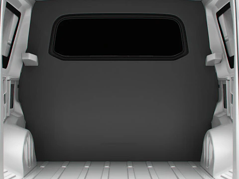 Fiat Scudo CombiVan L3 HQ Interior 2025 3D Model